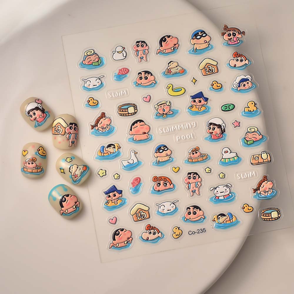 Anime Merchandise Nepal - Stiker Kuku Anime Jepang Crayon Shin-chan