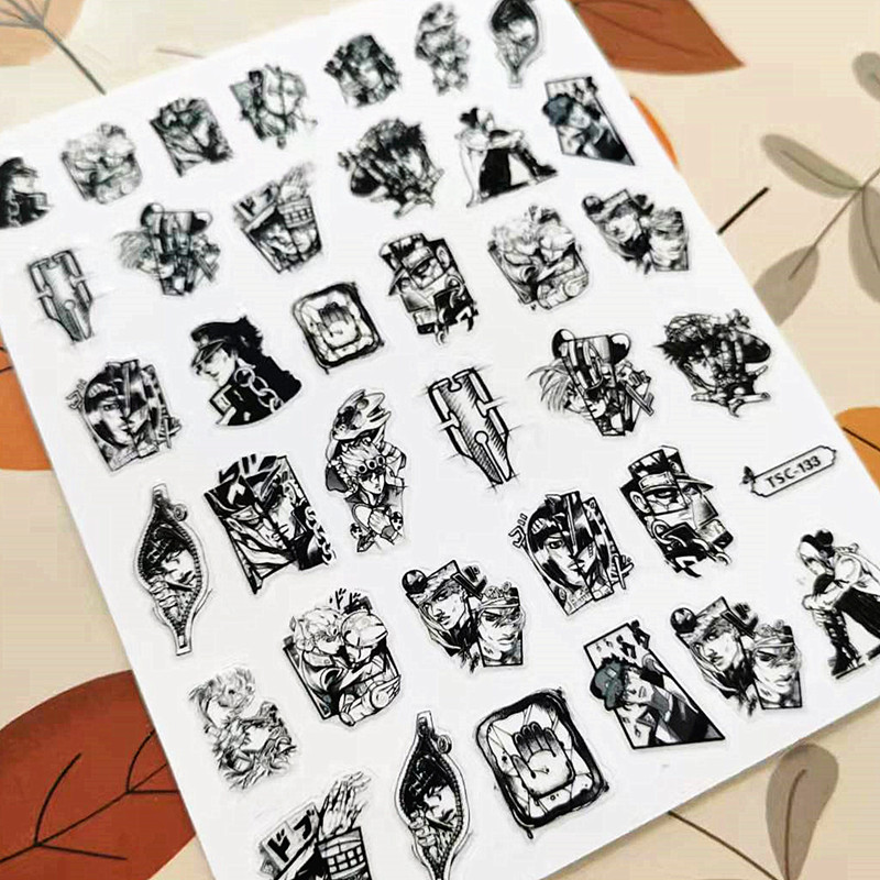 Anime Merchandise Nepal - Stiker Seni Kuku Perekat Diri Lem