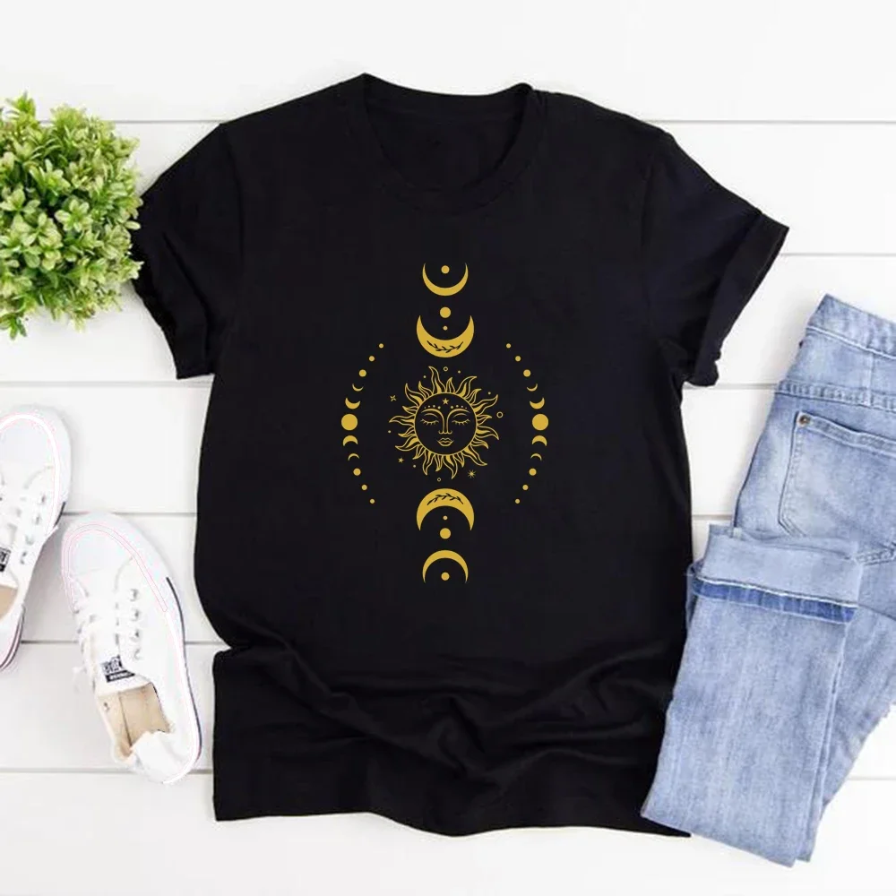 Anime Merchandise Store Japan - Kaos Bintang Matahari dan Bulan Musim