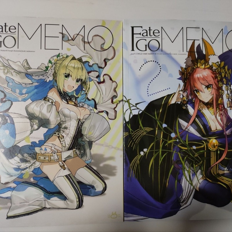 Fate Anime Merchandise - 2 buku Fate GO MEMO 1