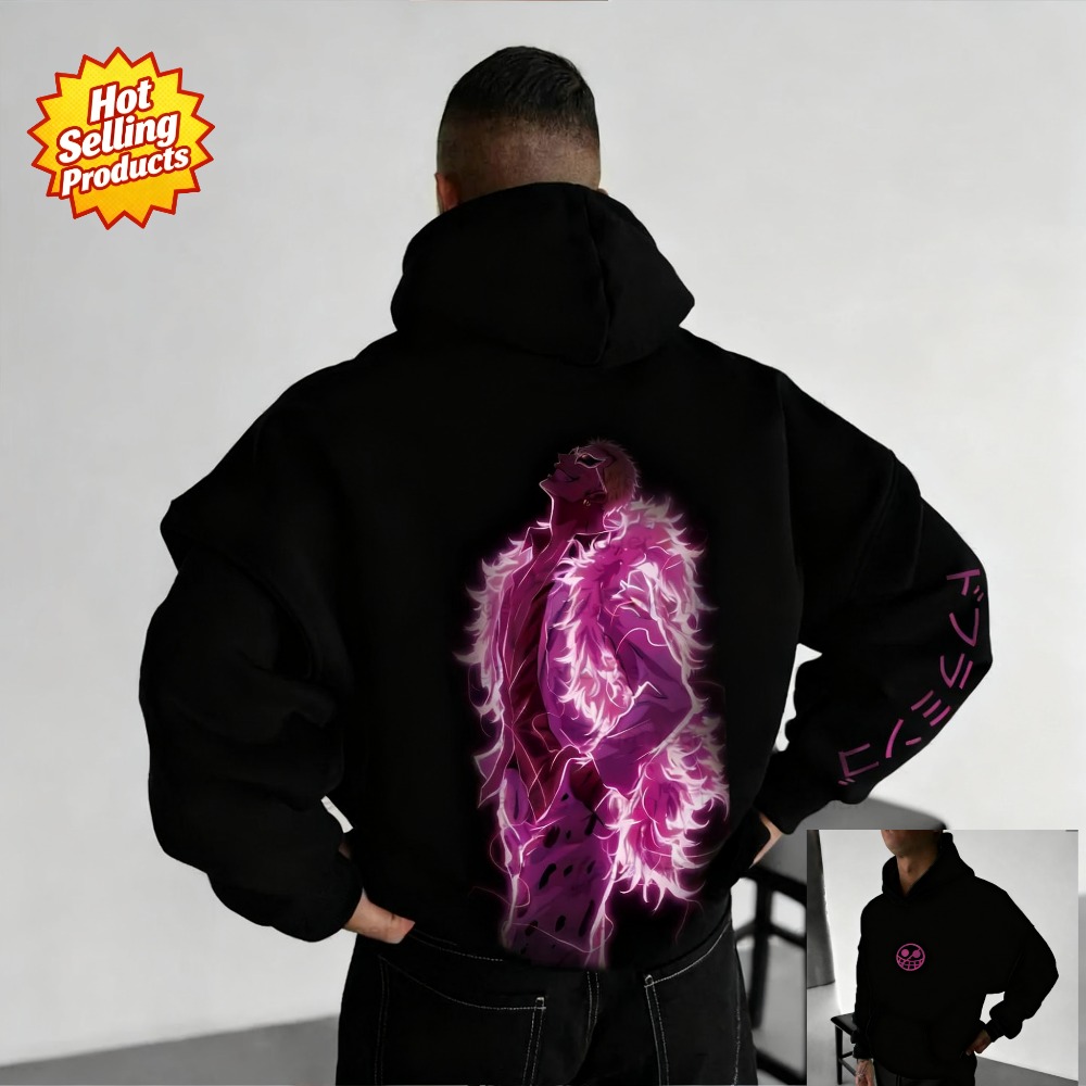 Hoodie One Piece Donquixote Do - Anime Merchandise Store Japan ulasan dan harga