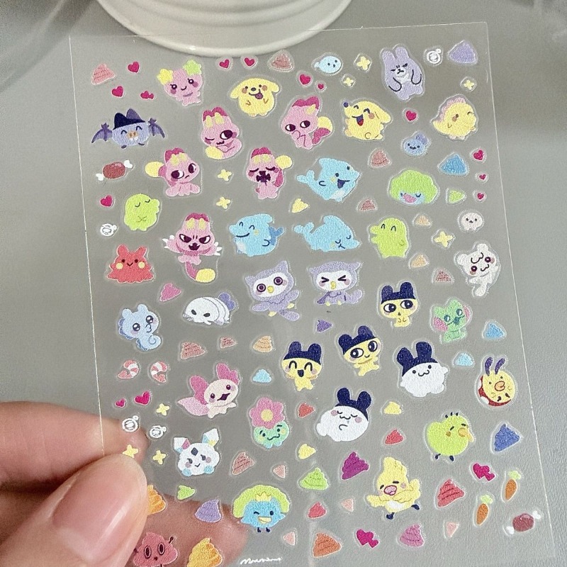 Stiker Seni Kuku Lucu Anime Ta - Anime Merchandise Nepal ulasan dan harga