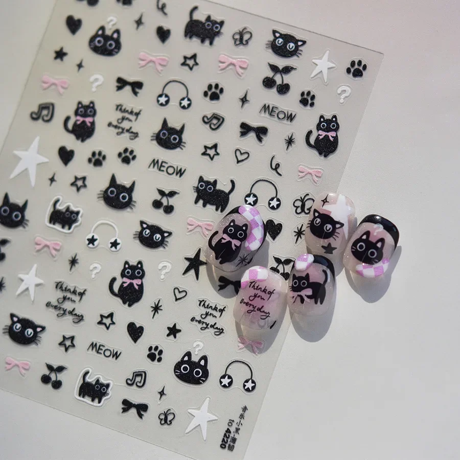 Stiker Kuku Anak Kucing Hitam  - Anime Merchandise Nepal ulasan dan harga