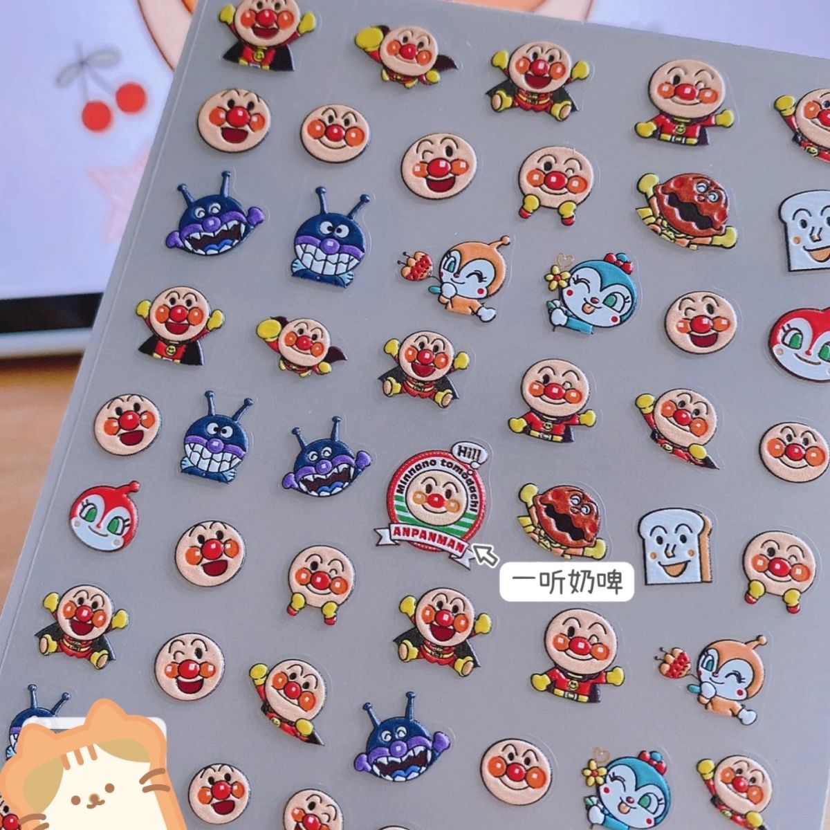 5 Buah Stiker Seni Kuku Kartun - Anime Merchandise Nepal ulasan dan harga