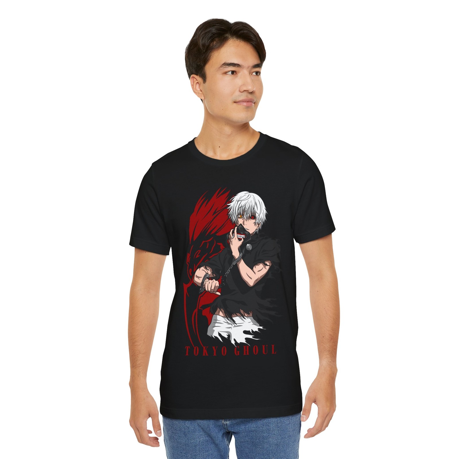 Kaos Anime Tokyo Ghoul, Kaos L - Anime Merchandise For Men ulasan dan harga