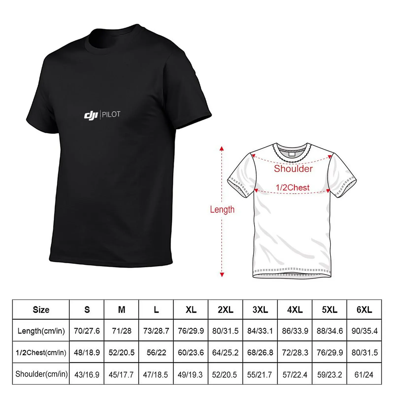 Kaus oblong pria DJI, penjuala - Anime Merchandise For Men ulasan dan harga