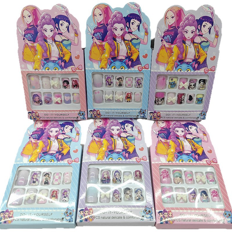 Stiker Kuku Anak Motif Kartun  - Anime Merchandise Nepal ulasan dan harga