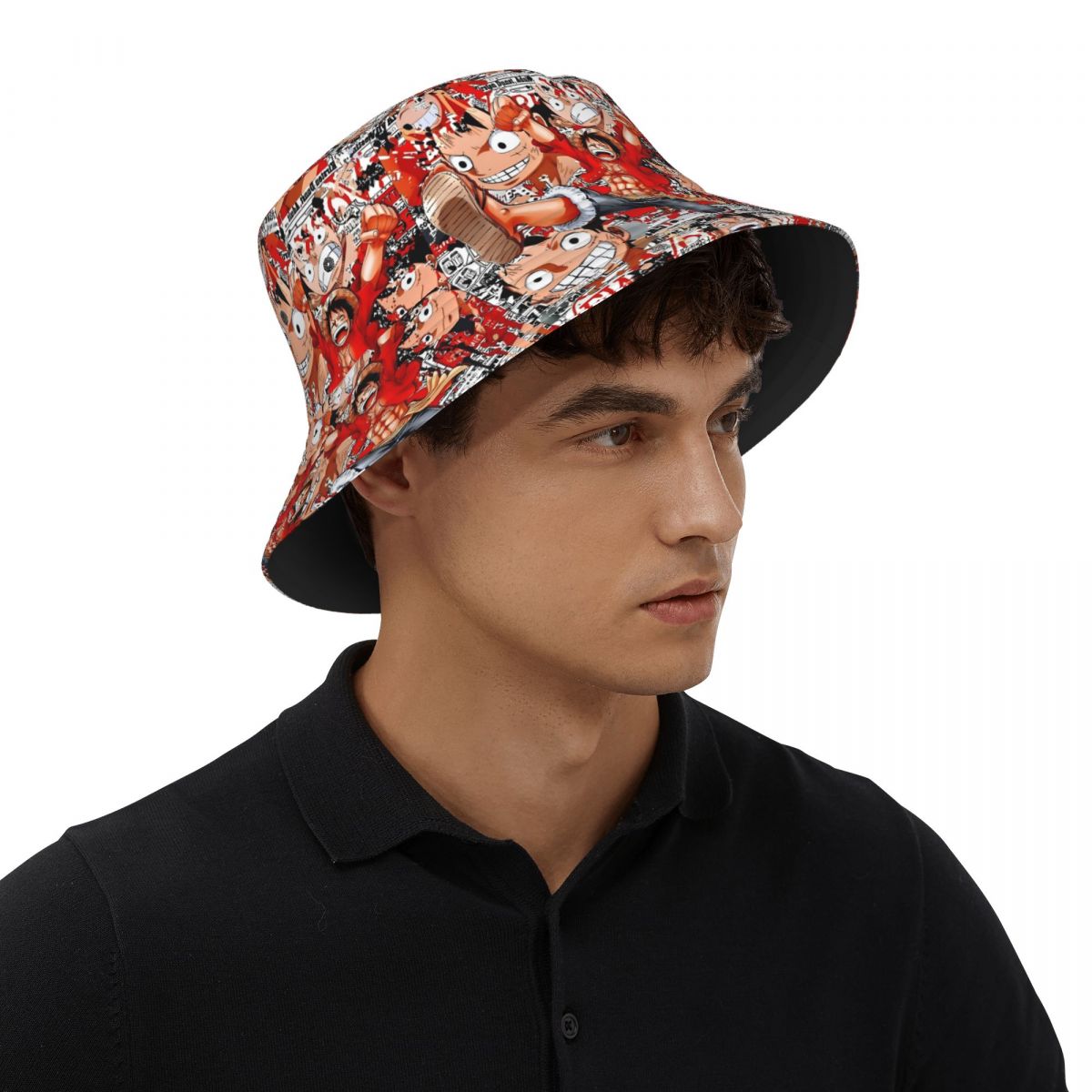 Topi Ember Anime One Piece Luf - Anime Merchandise For Men ulasan dan harga