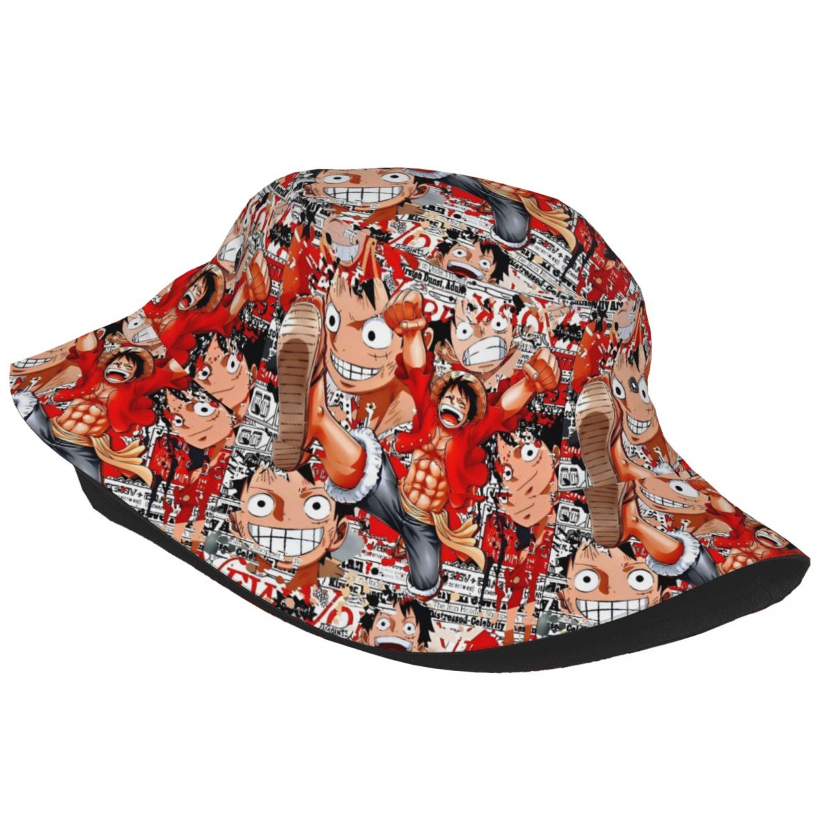 Topi Ember Anime One Piece Luf - Anime Merchandise For Men ulasan dan harga