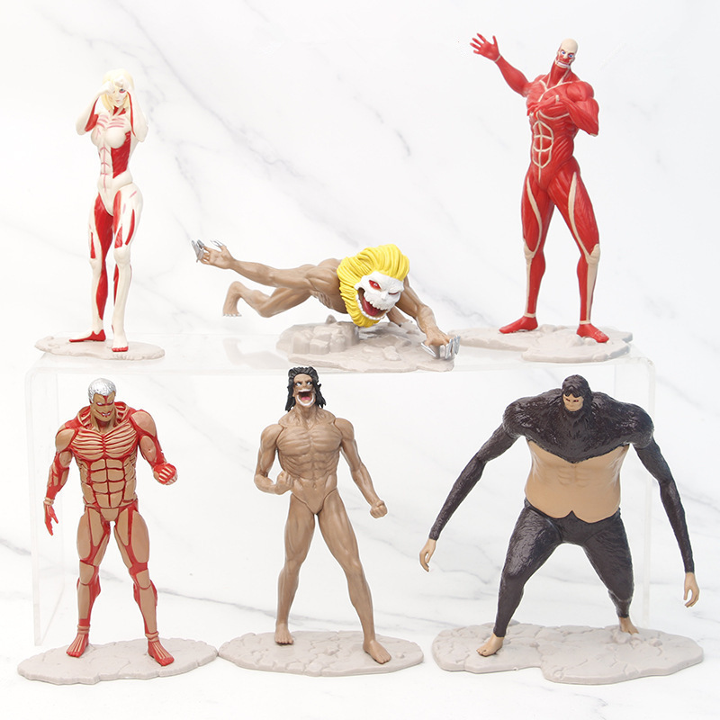 8 Buah Figur Anime Attack On T - Kotobukiya Artfx ulasan dan harga